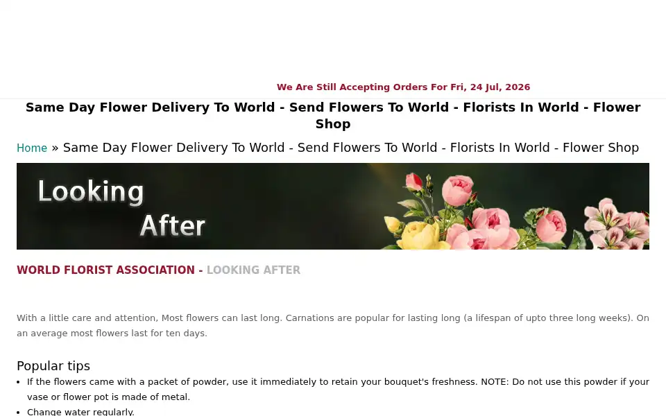 Screenshot of worldfloristassociation.com