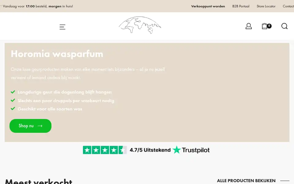 Screenshot of worldofscents.eu