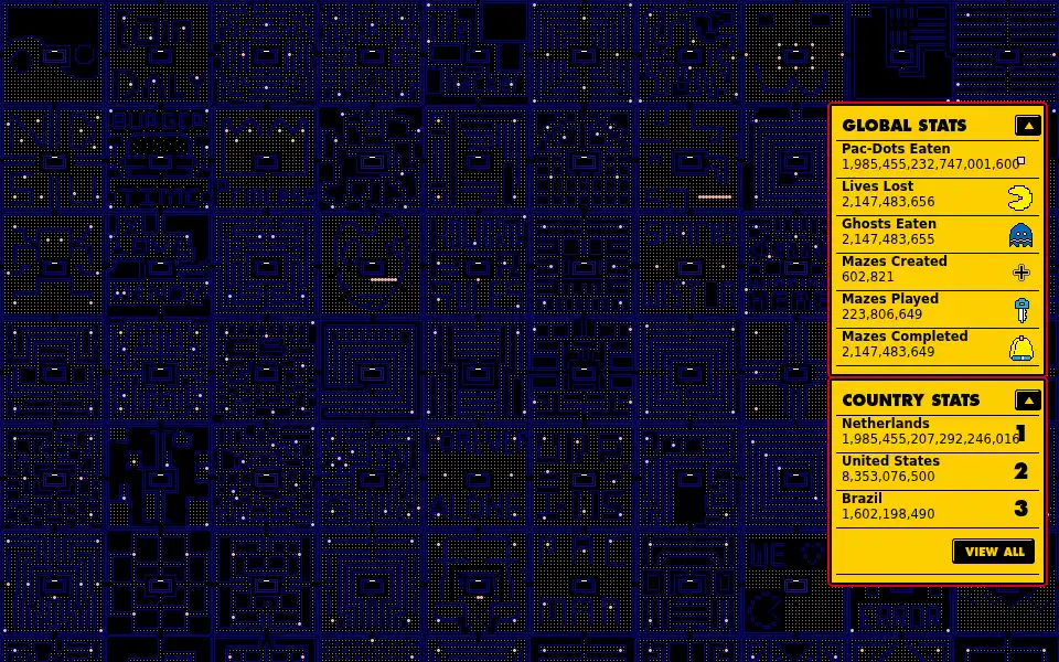 Screenshot of worldsbiggestpacman.com