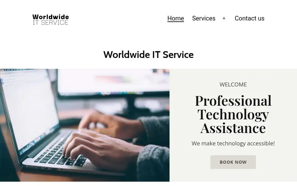 Screenshot of worldwideitservice.com