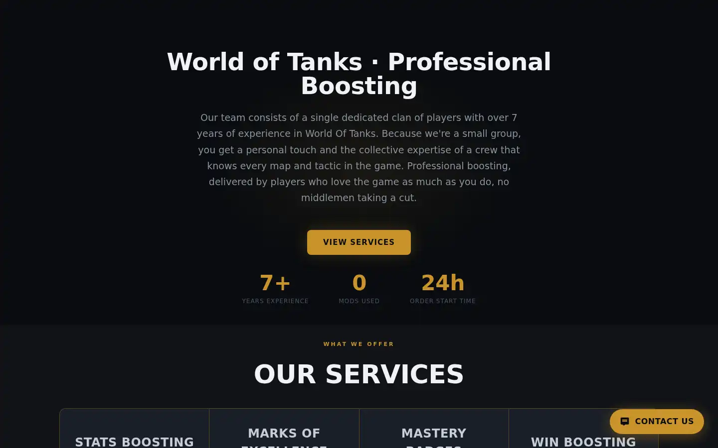 Screenshot of wot.expert