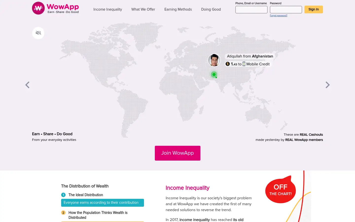 Screenshot of wowapp.com