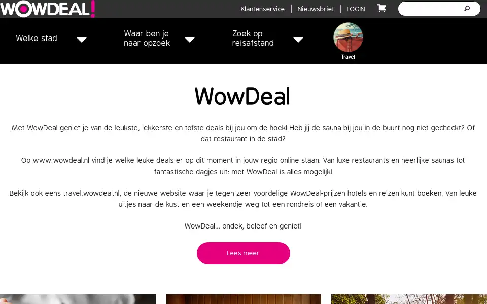 Screenshot of wowdeal.nl