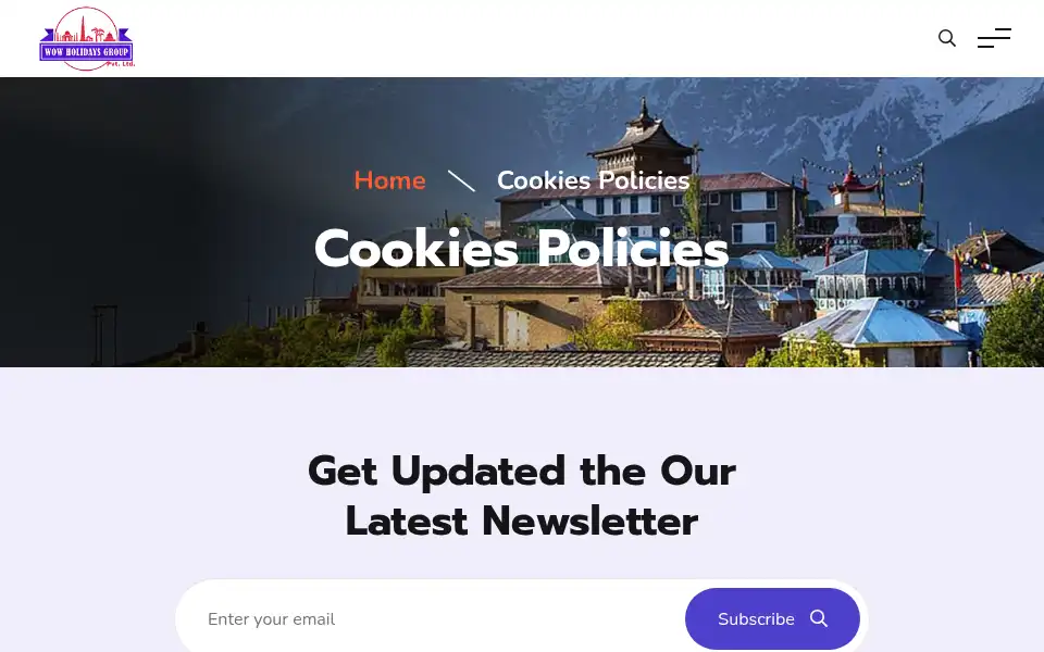 Screenshot of wowholidaysgroup.com
