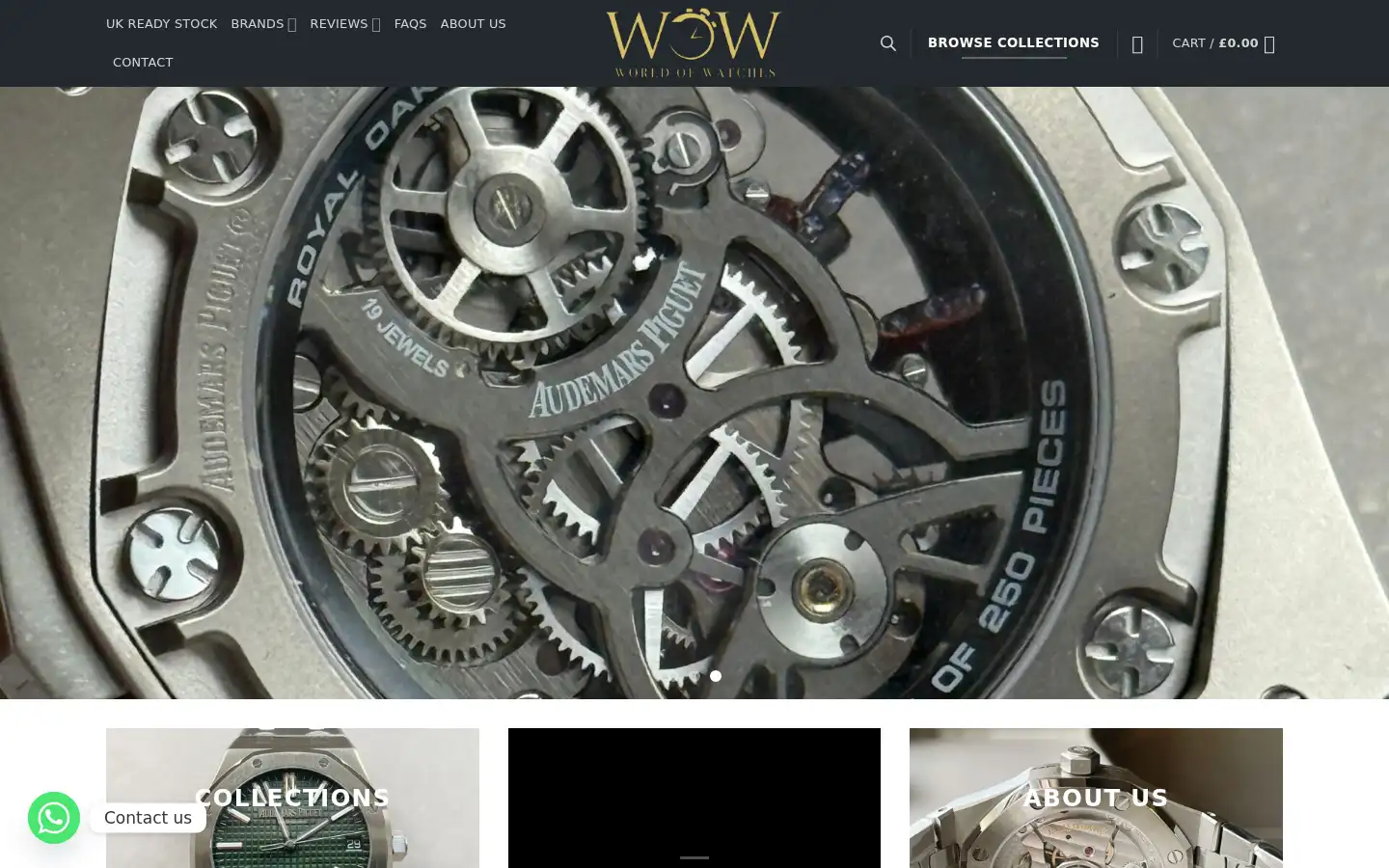 Screenshot of wowwatches.co.uk