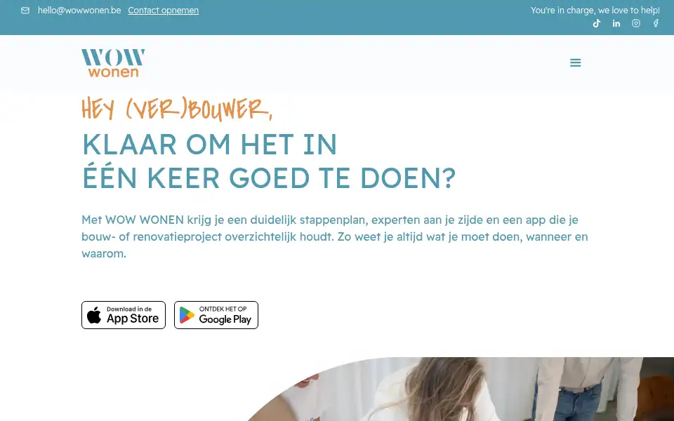 Screenshot of wowwonen.be