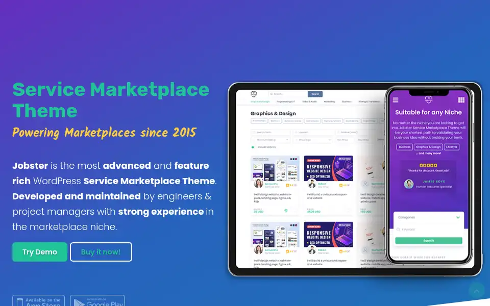 Screenshot of wpjobster.com