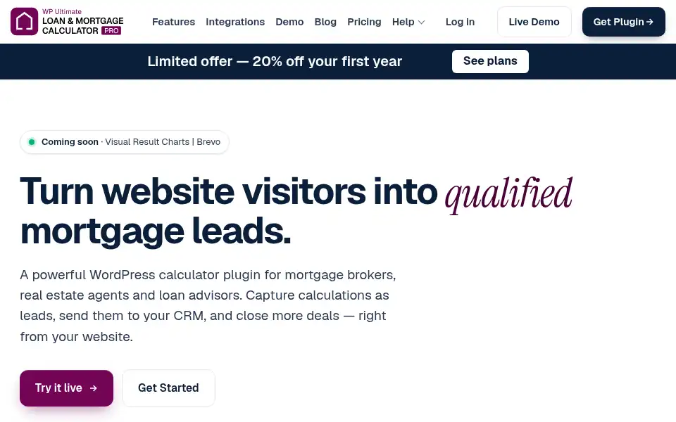 Screenshot of wploanmortgage.com