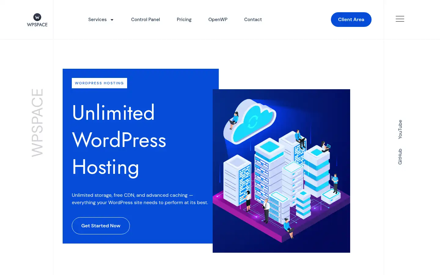 Screenshot of wpspace.net