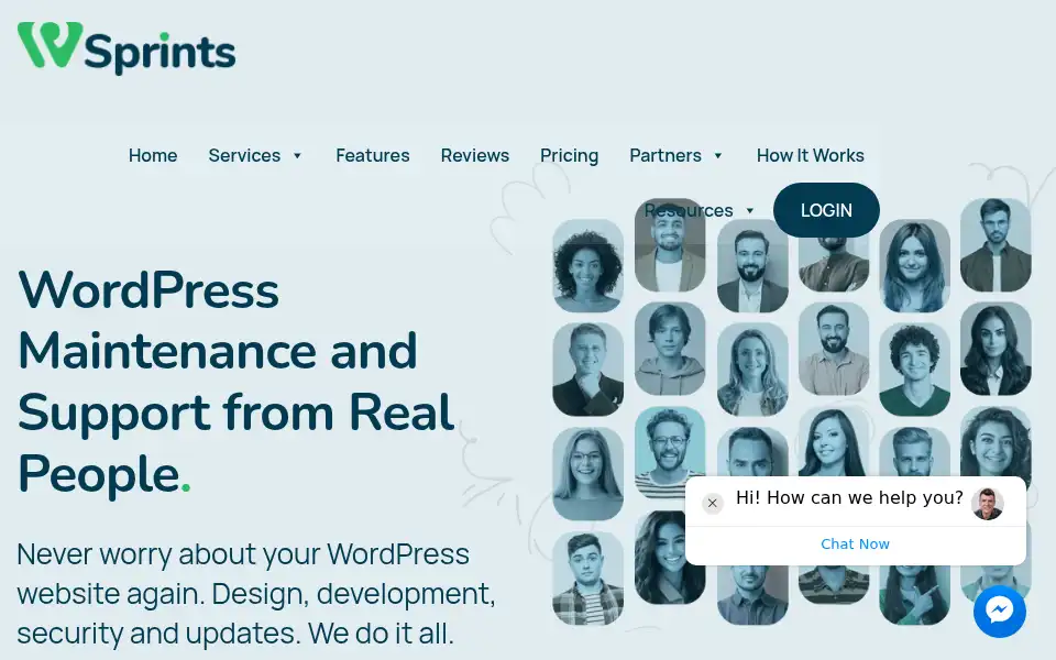 Screenshot of wpsprints.com