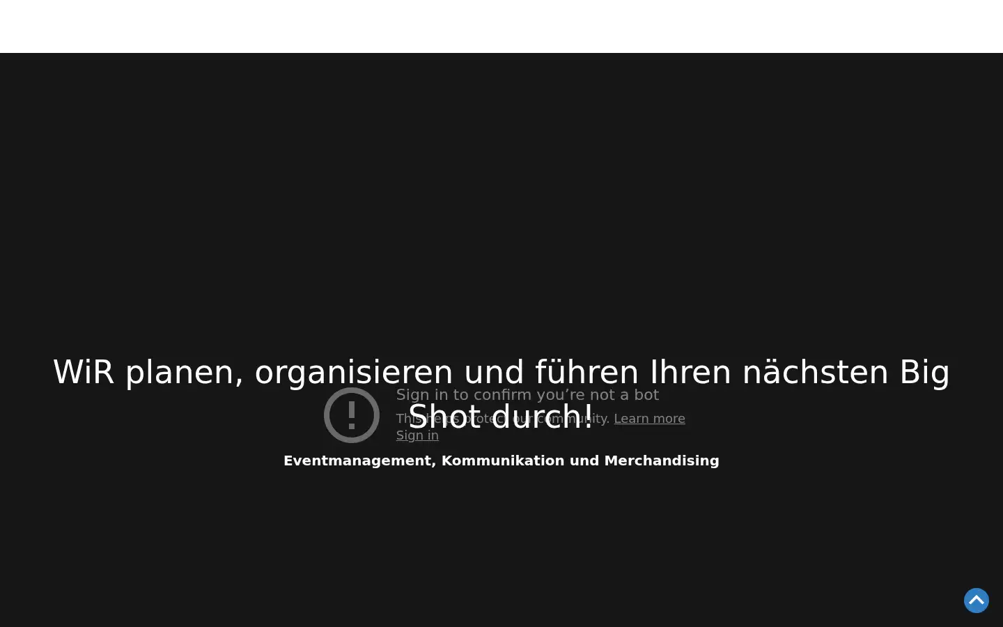 Screenshot of wr-events.de