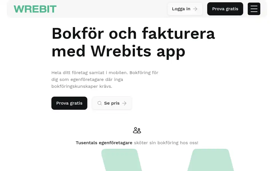 Screenshot of wrebit.se