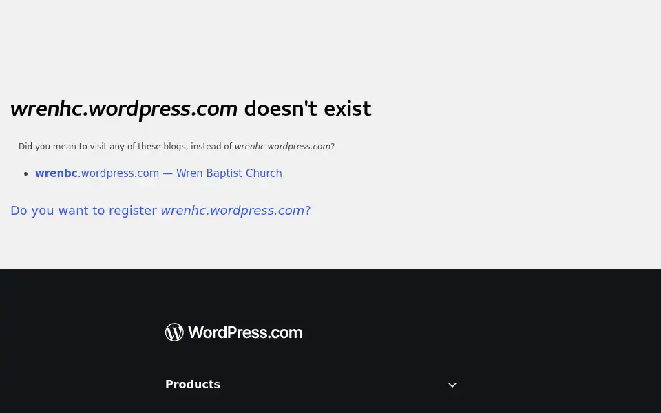 Screenshot of wrenhc.com