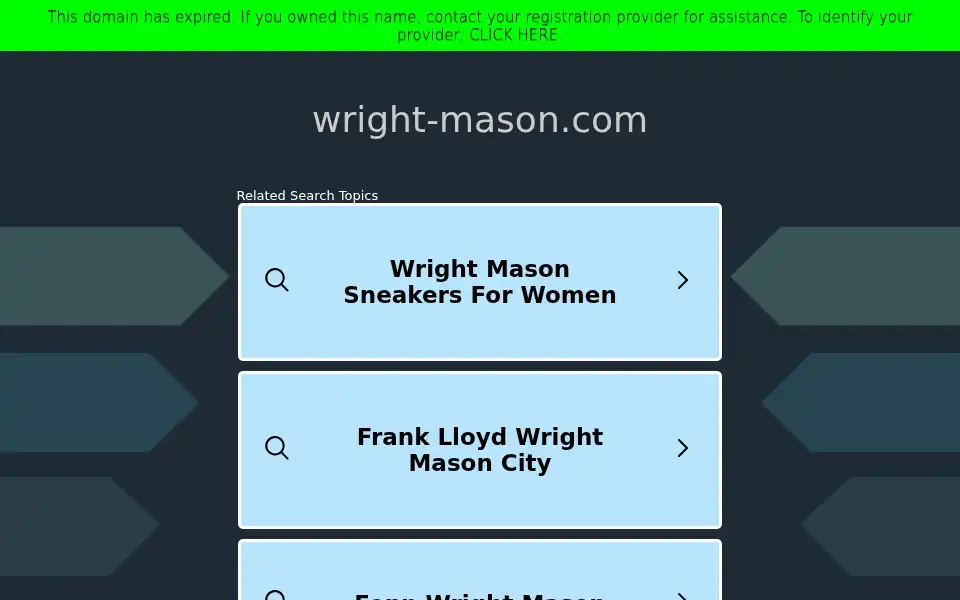 Screenshot of wright-mason.com