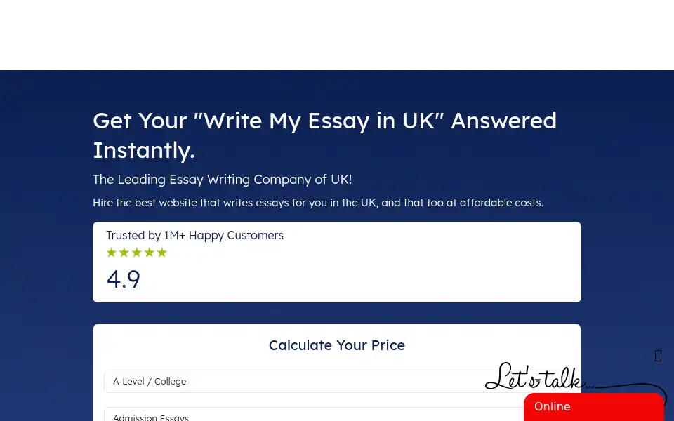 Screenshot of writemyessayuk.co.uk