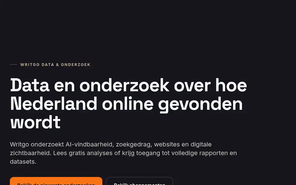 Screenshot of writgo.nl