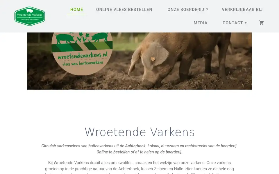 Screenshot of wroetendevarkens.nl