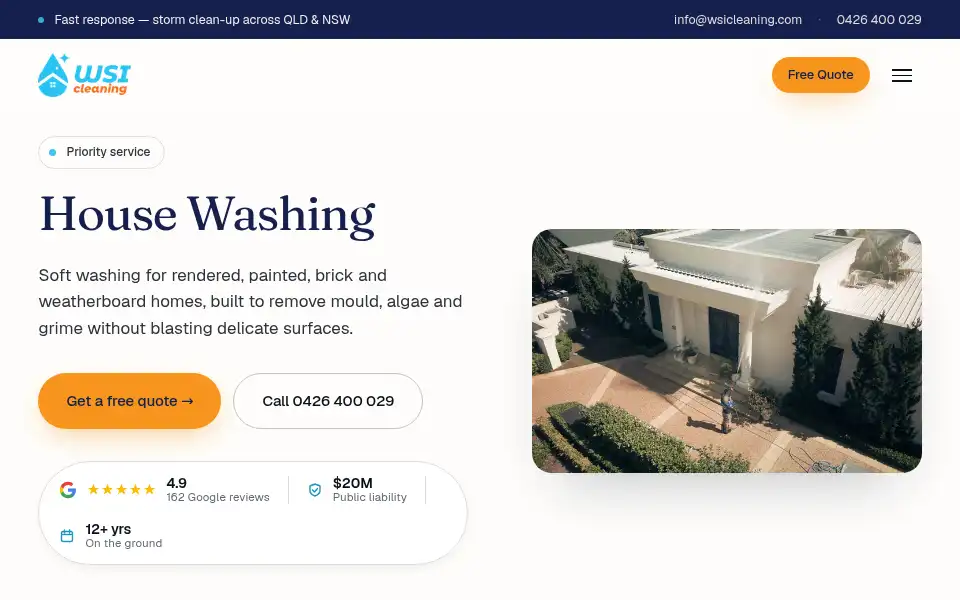 Screenshot of wsicleaning.com