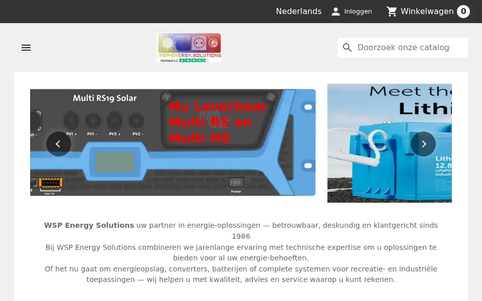 Screenshot of wsp-energy.solutions