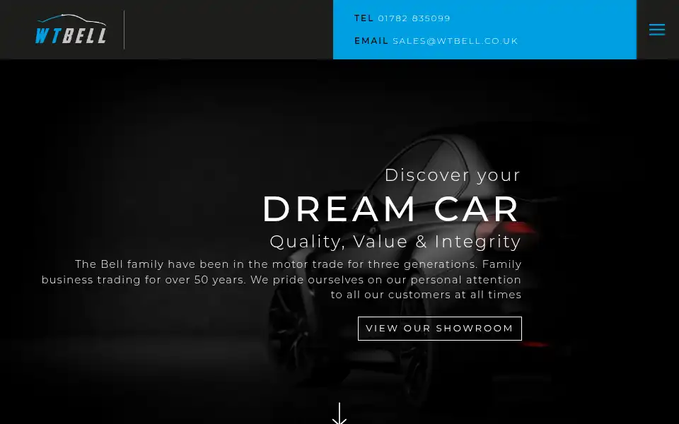 Screenshot of wtbell.co.uk