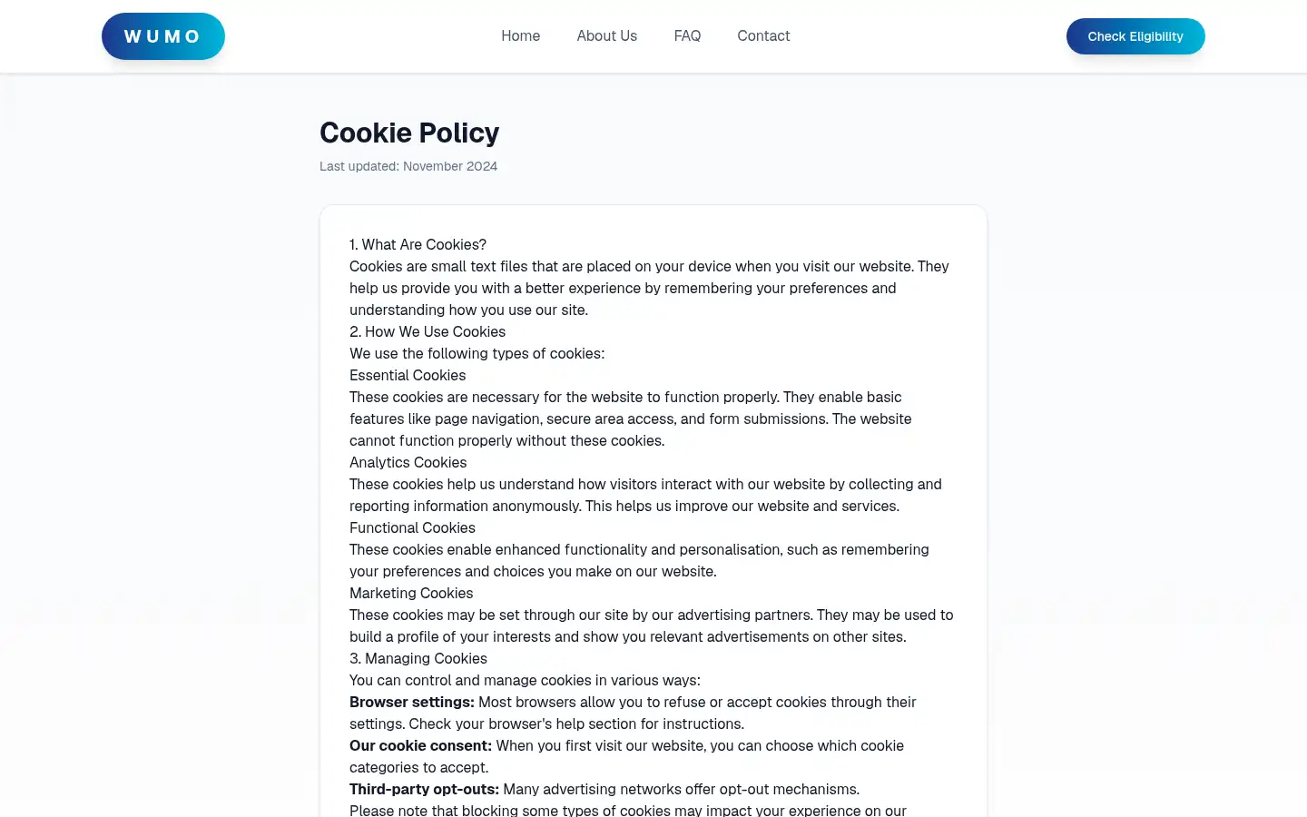 Screenshot of wumo.uk