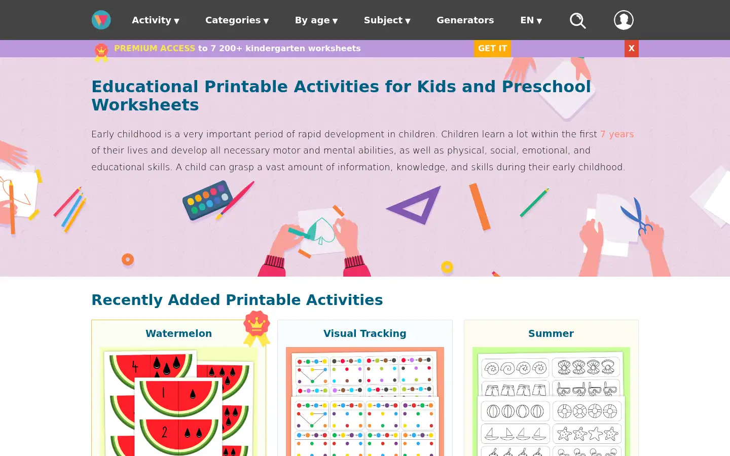 Screenshot of wunderkiddy.com