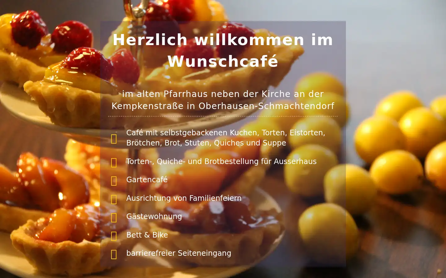 Screenshot of wunsch.cafe