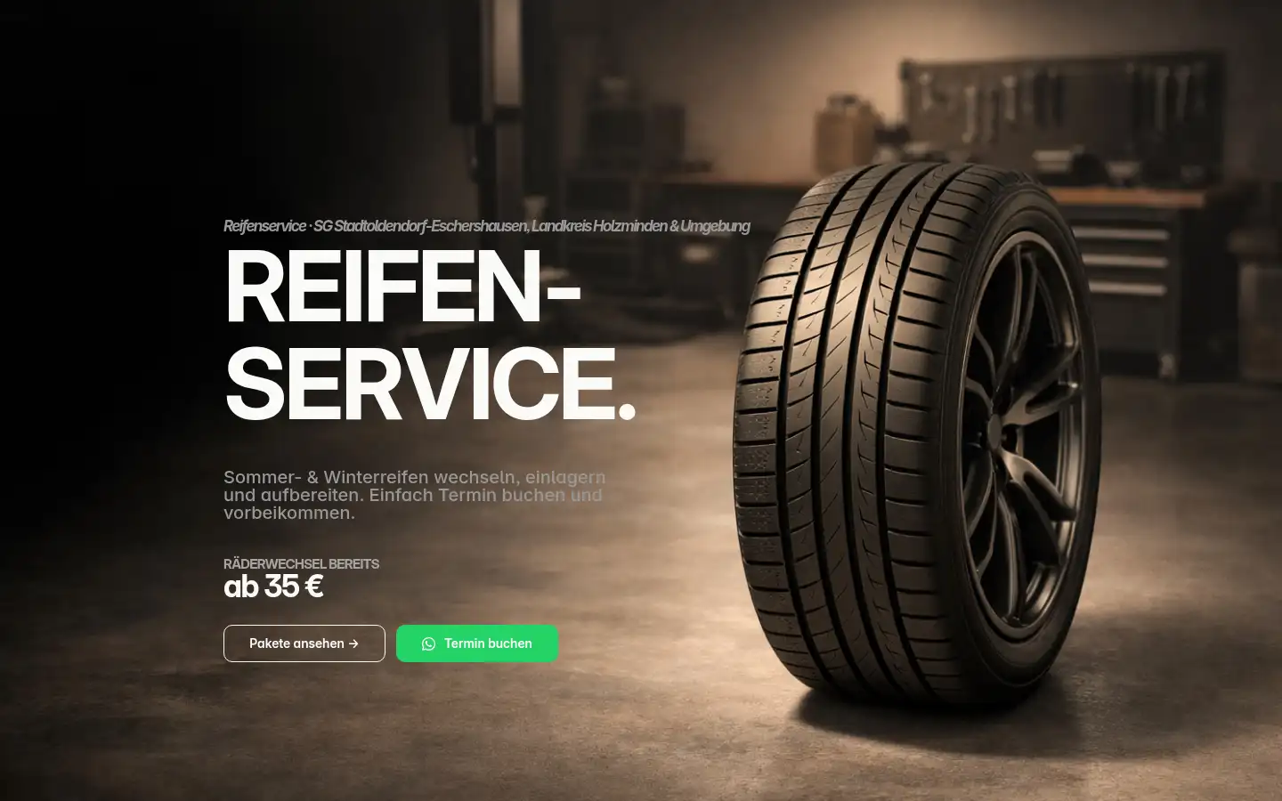 Screenshot of wxreifenservice.de