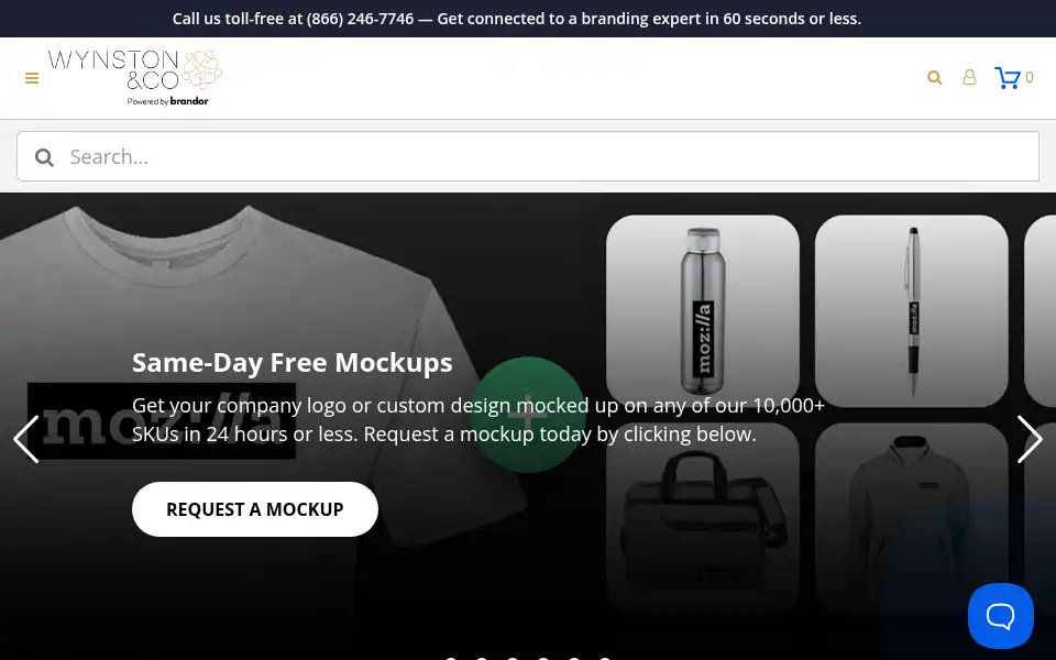 Screenshot of wynstonandco.com