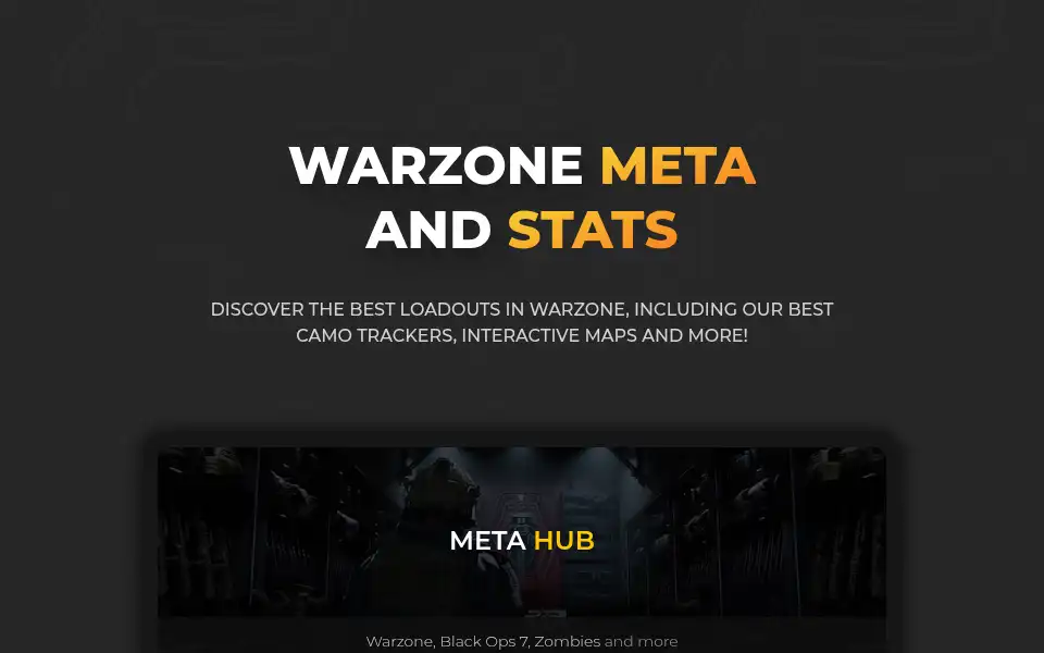 Screenshot of wzhub.gg
