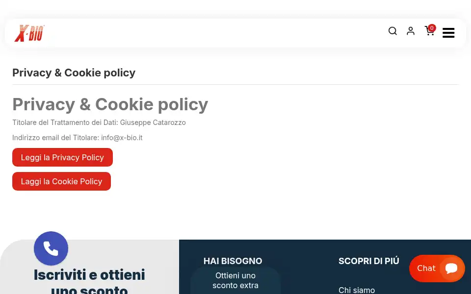 Screenshot of x-bio.it
