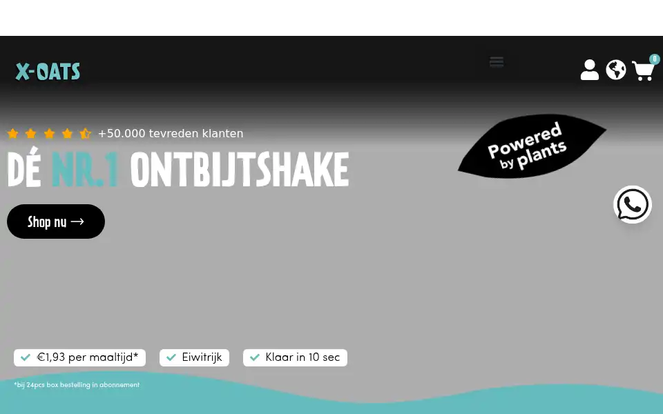Screenshot of x-oats.com
