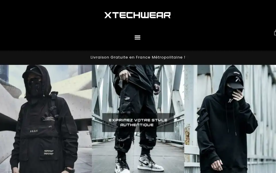 Screenshot of x-techwear.fr