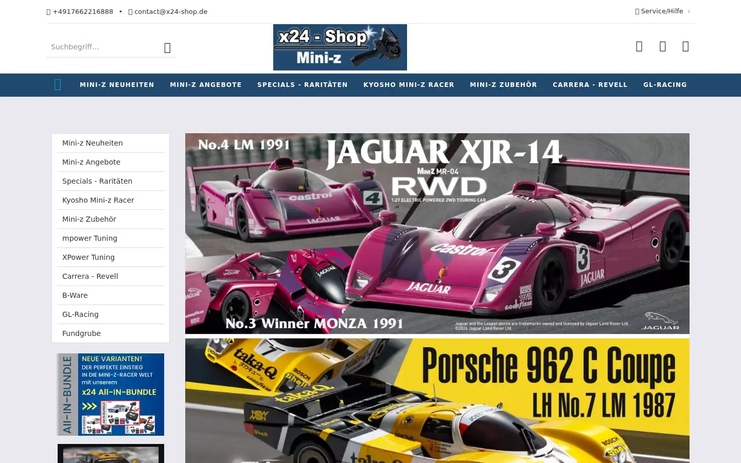 Screenshot of x24-shop.de