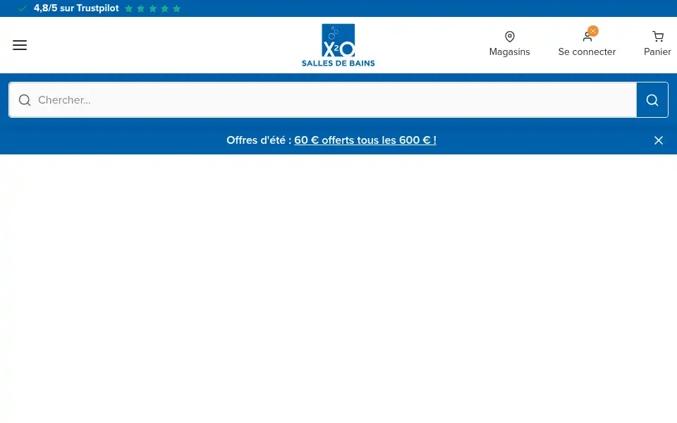 Screenshot of x2o.fr