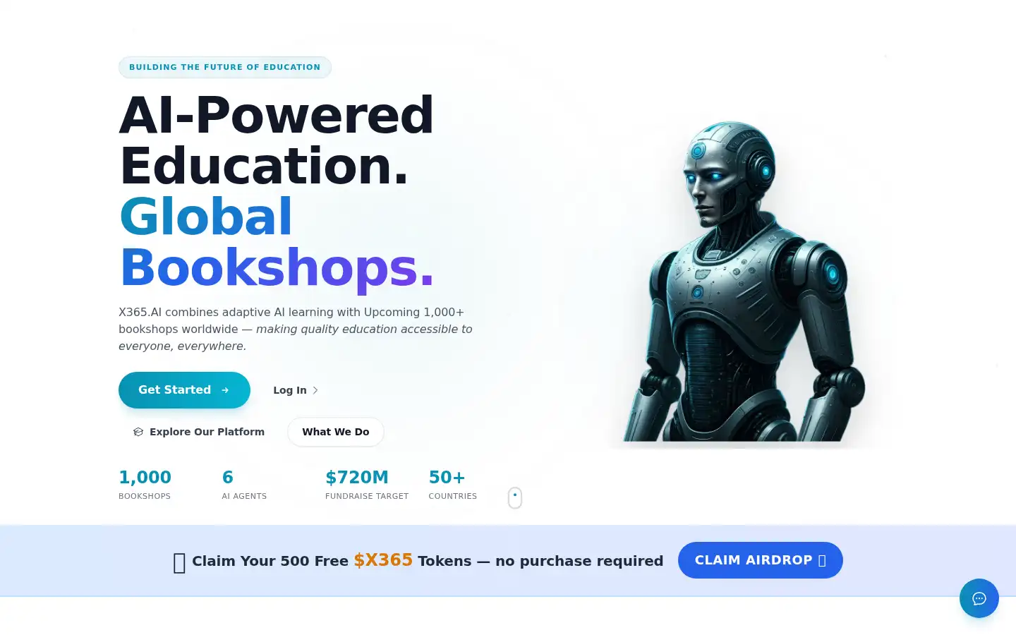 Screenshot of x365.ai