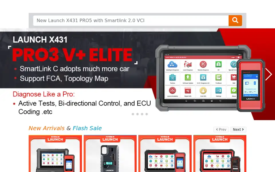 Screenshot of x431shop.de