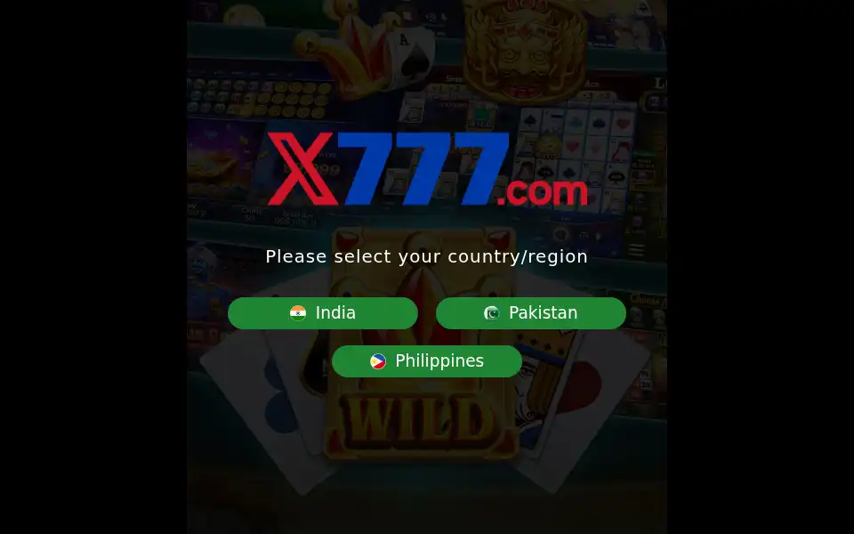 Screenshot of x777.com