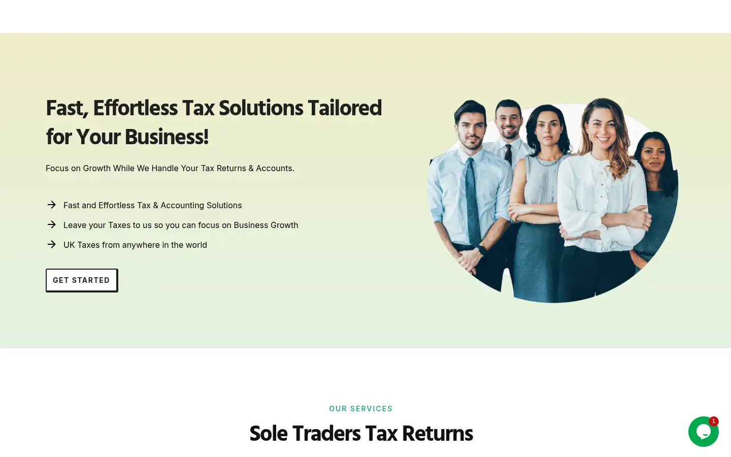 Screenshot of xaccounts.co.uk