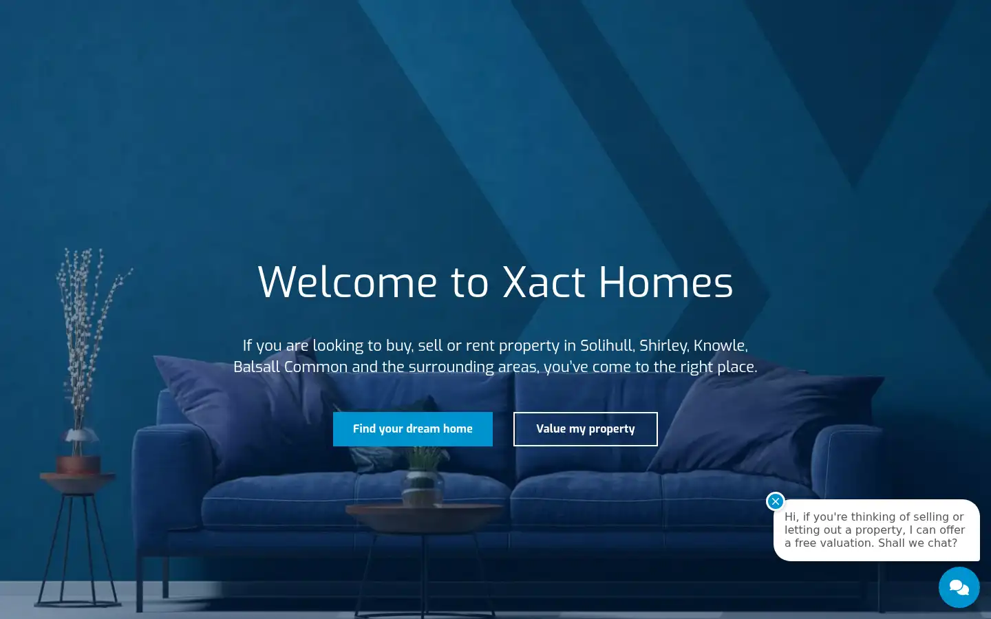 Screenshot of xacthomes.co.uk