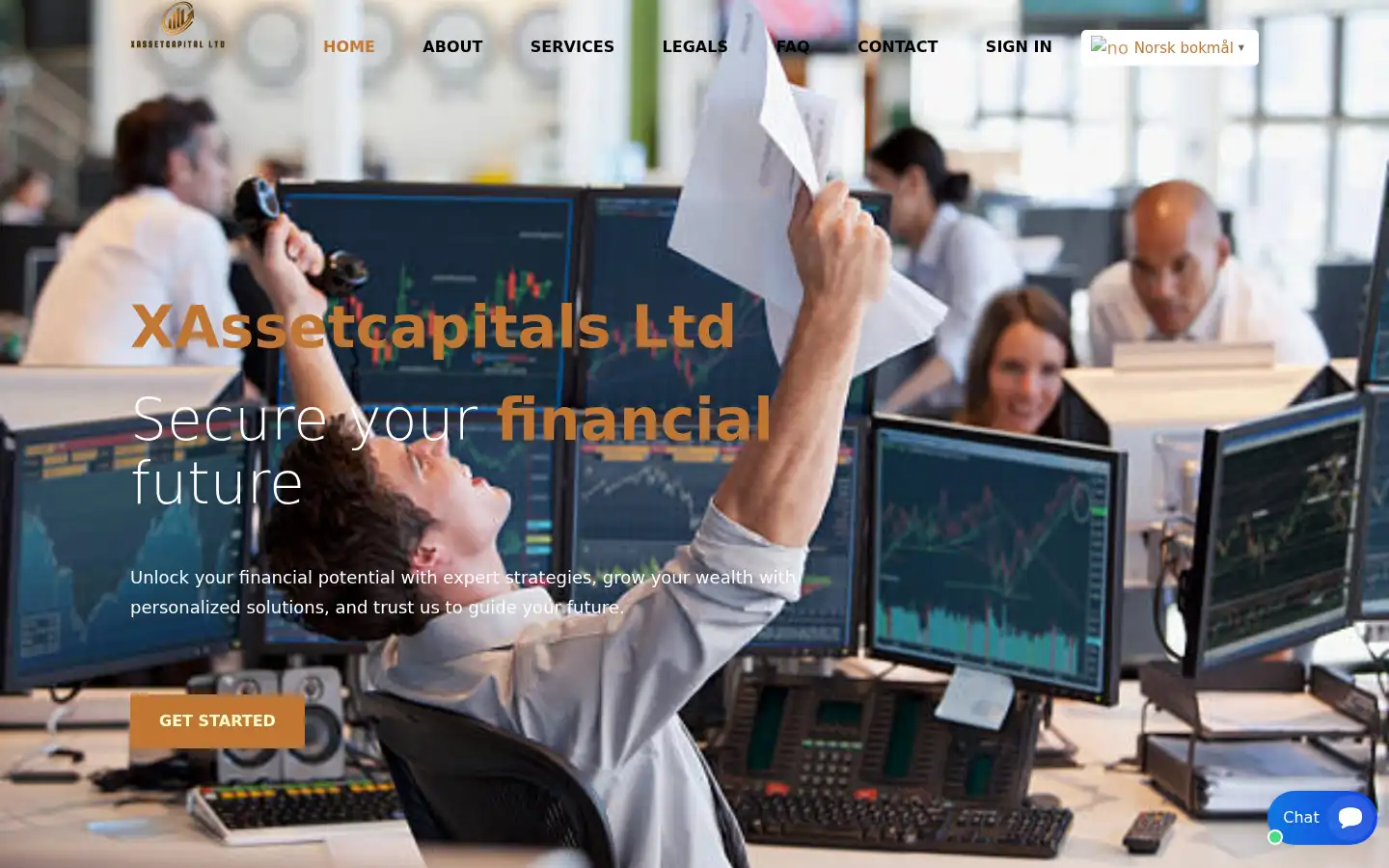 Screenshot of xassetcapitals.com