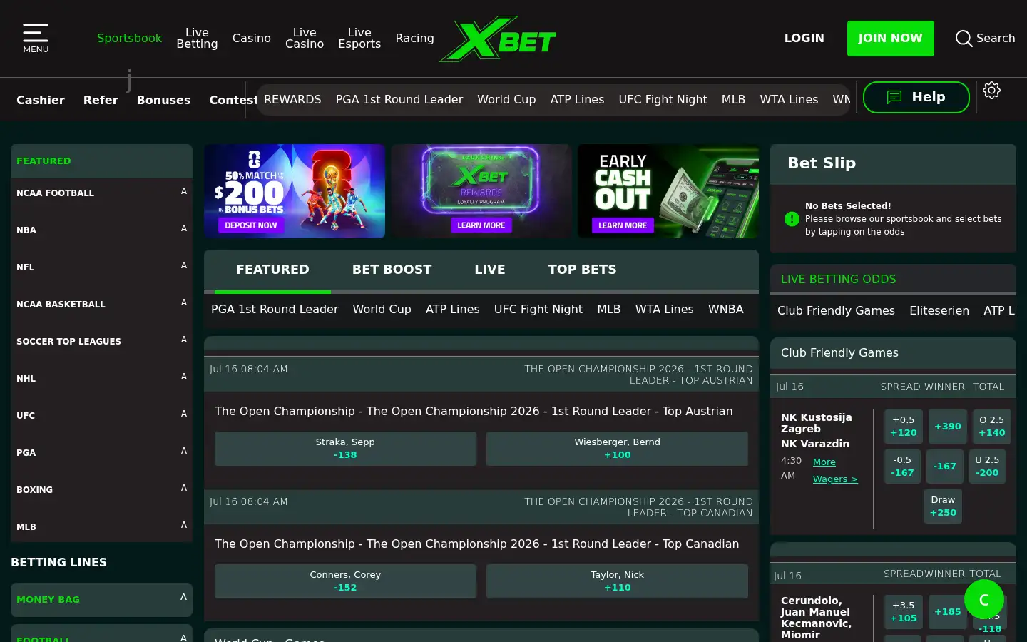 Screenshot of xbet.ag