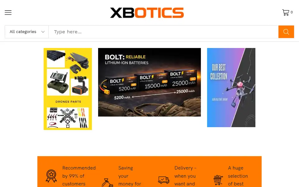 Screenshot of xbotics.in