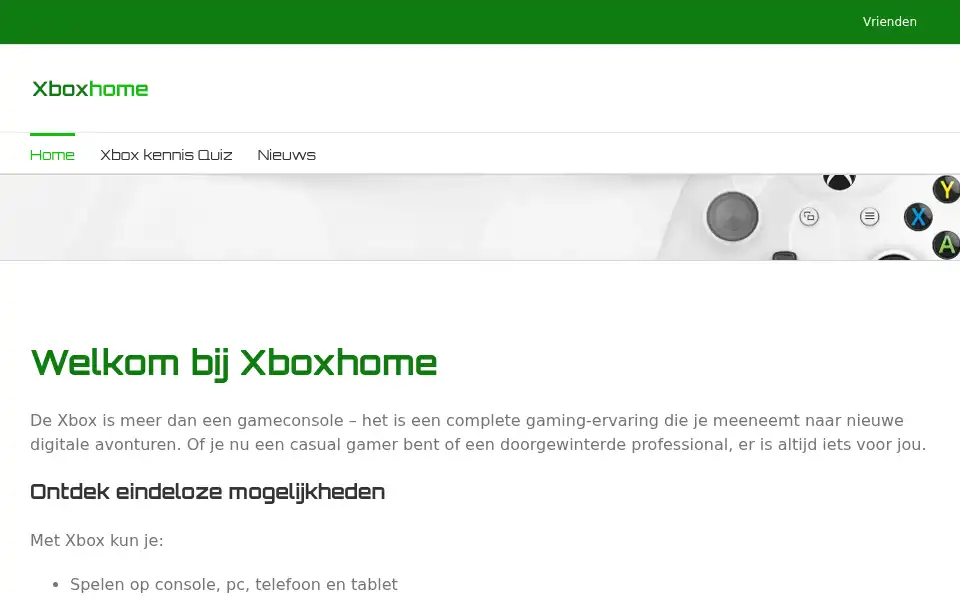 Screenshot of xboxhome.nl