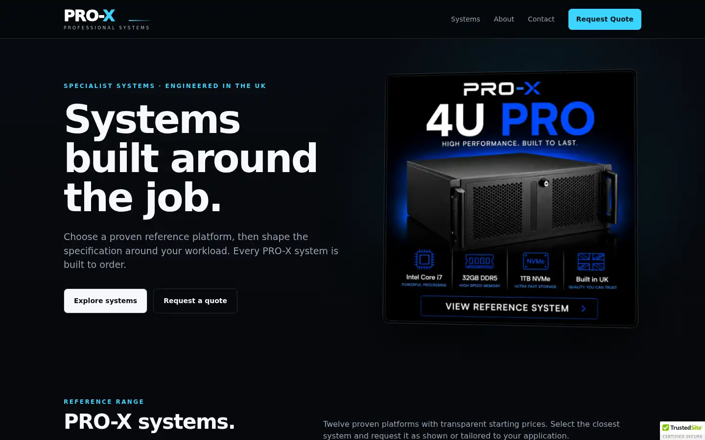 Screenshot of xcase.co.uk