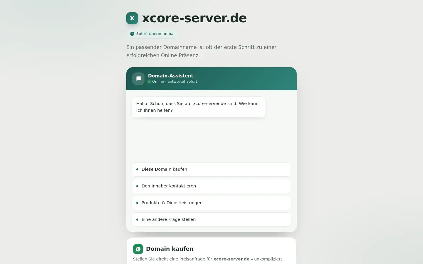 Screenshot of xcore-server.de
