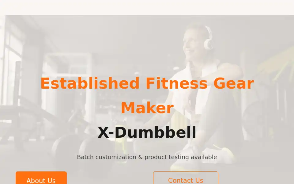 Screenshot of xdumbbells.com