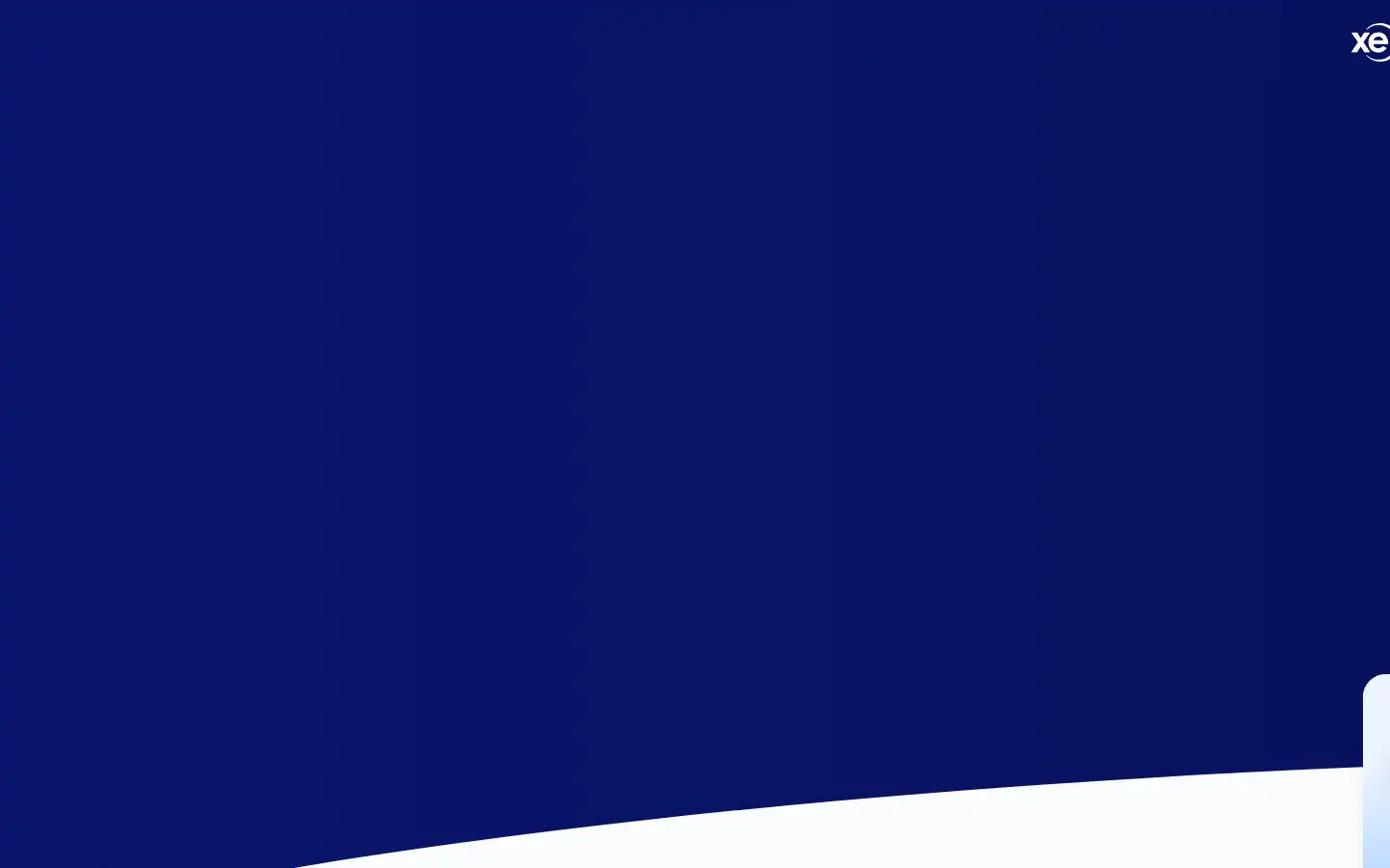 Screenshot of xe.com
