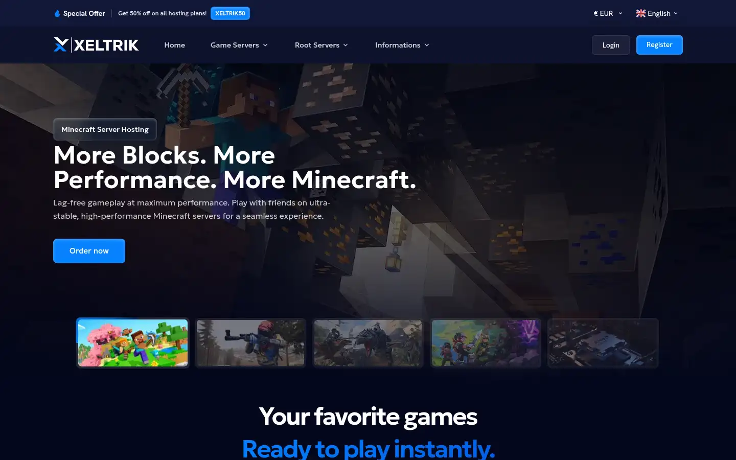 Screenshot of xeltrik.com