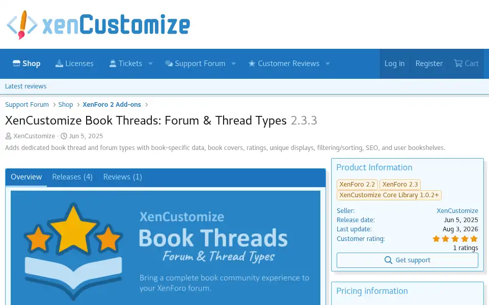 Screenshot of xencustomize.com